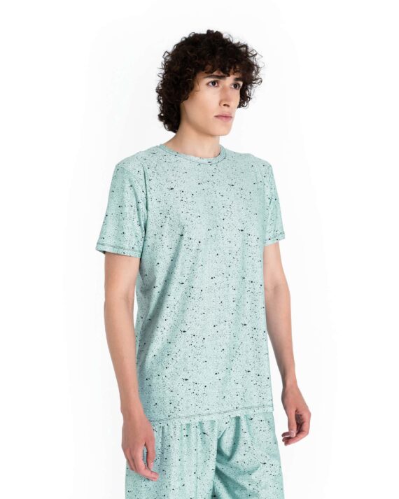 The “Dots” Texture T-shirt – Pistachio