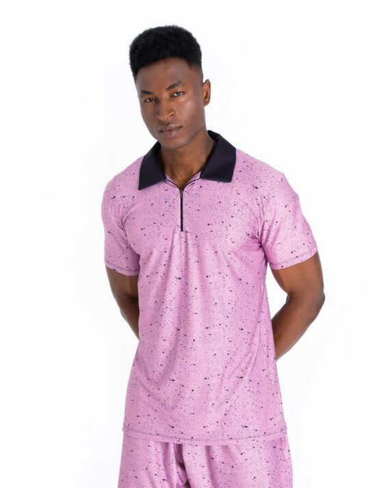 The “Dots” Polo – Purple