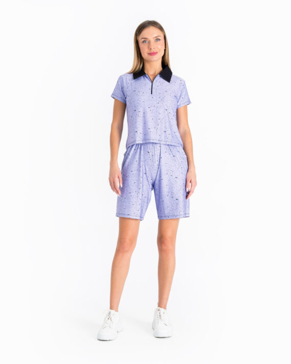 The “Dots” Polo – Lavender