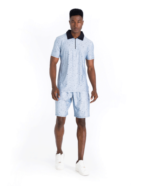 The “Dots” Polo – Light Blue