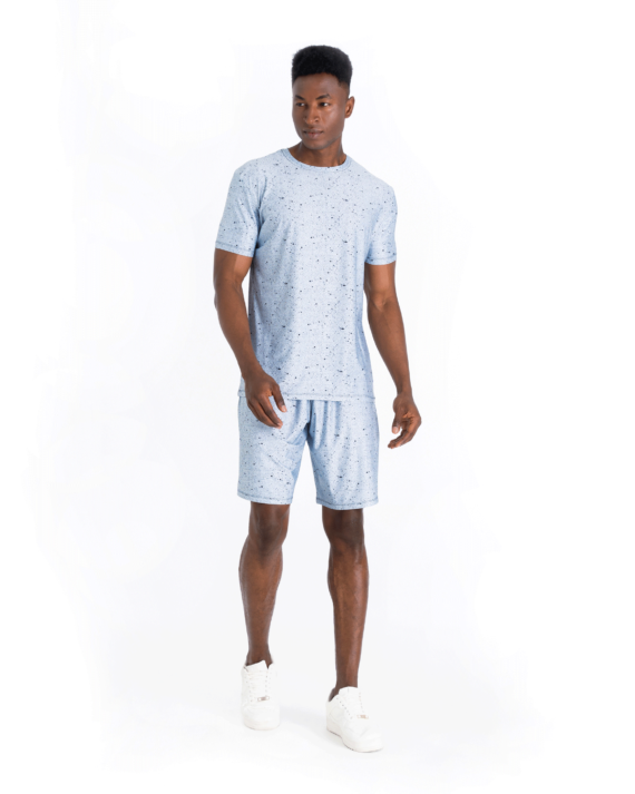 The “Dots” Training Shorts – Light Blue