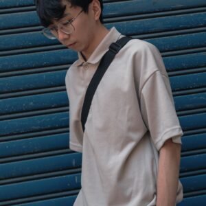 The "Dots" Training Polo (Light Beige)