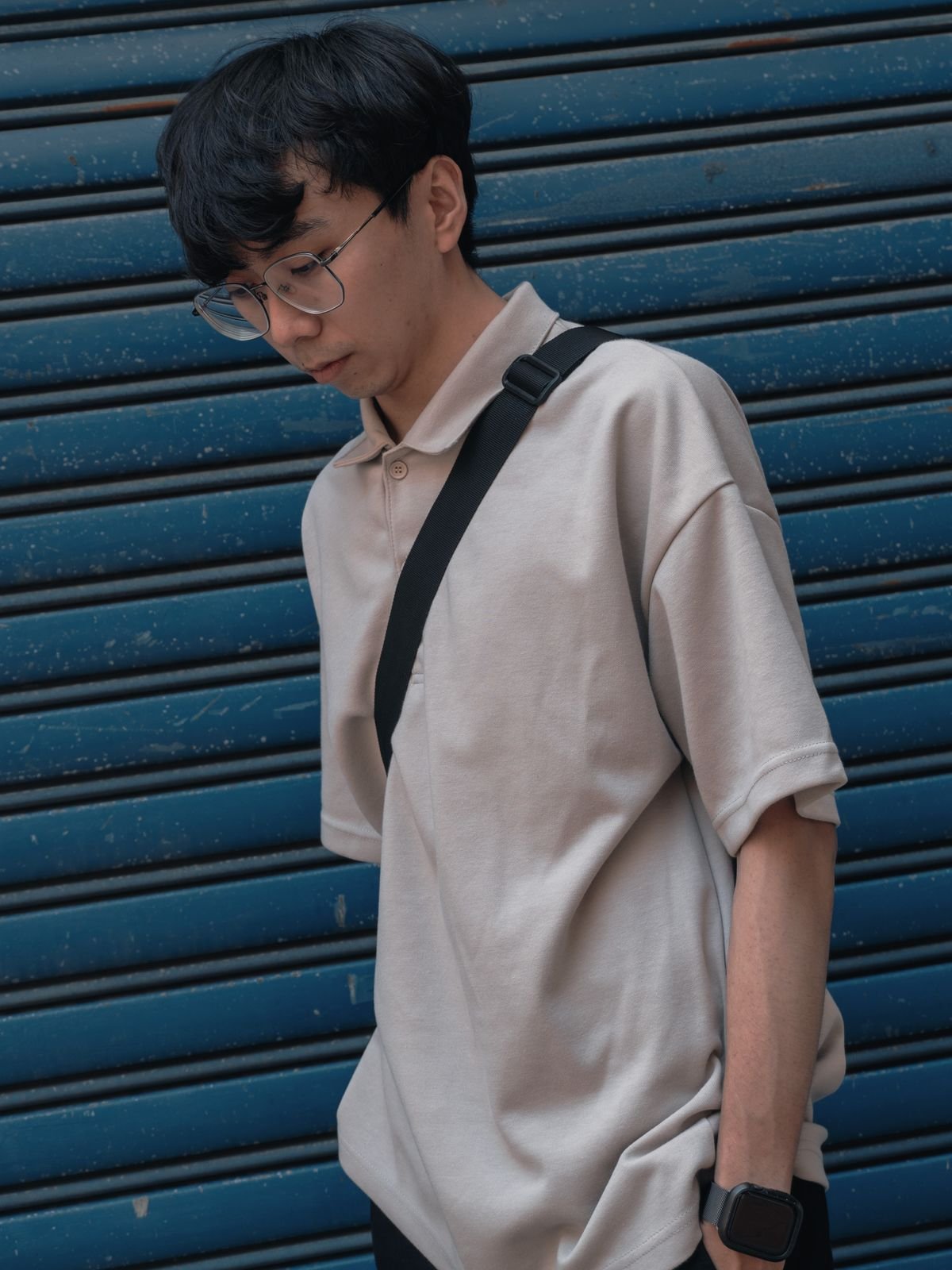 The "Dots" Training Polo (Light Beige)