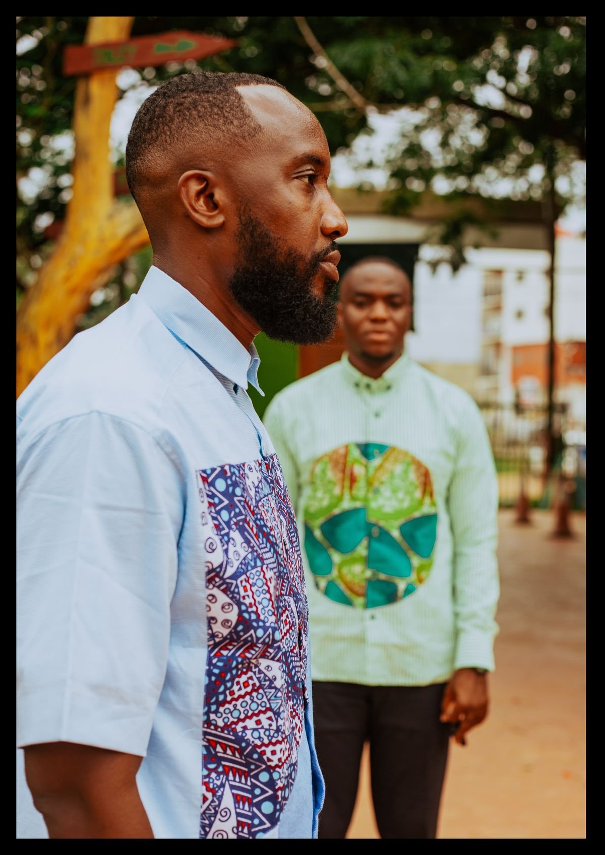 The "Mireaux II" Cuban Collared Shirt - Red