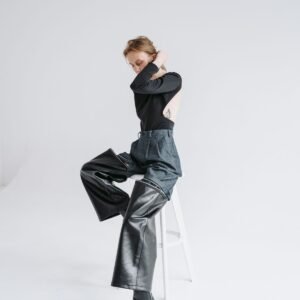 The "Luminous Reign" Flared Pants